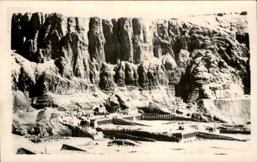 Egypt - Temple of Hatshepsut at Deir el Bahri - Vintage Postcard