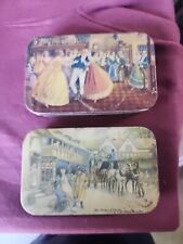Vintage Thornes Toffee tins (empty), Leeds England, great graphics & colors picture