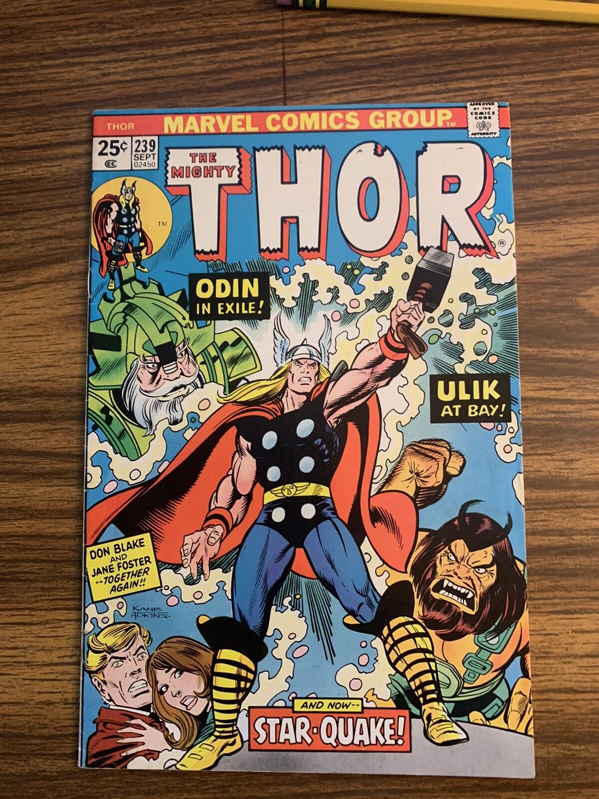 Thor 239 VF (Osiris rumored for Moon Knight series)