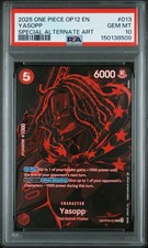 Bandai Yasopp SP OP09-013 Legacy of the Master Special Alt Art Foil PSA 10 picture