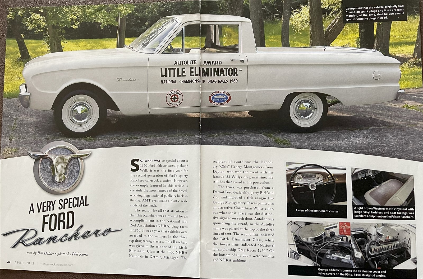 1960 FORD FALCON RANCHERO - NHRA AWARD Color 4 PG Article 1960 FORD FALCON RANCHERO - NHRA AWARD Color 4 PG Article