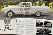 1960 FORD FALCON RANCHERO - NHRA AWARD Color 4 PG Article picture