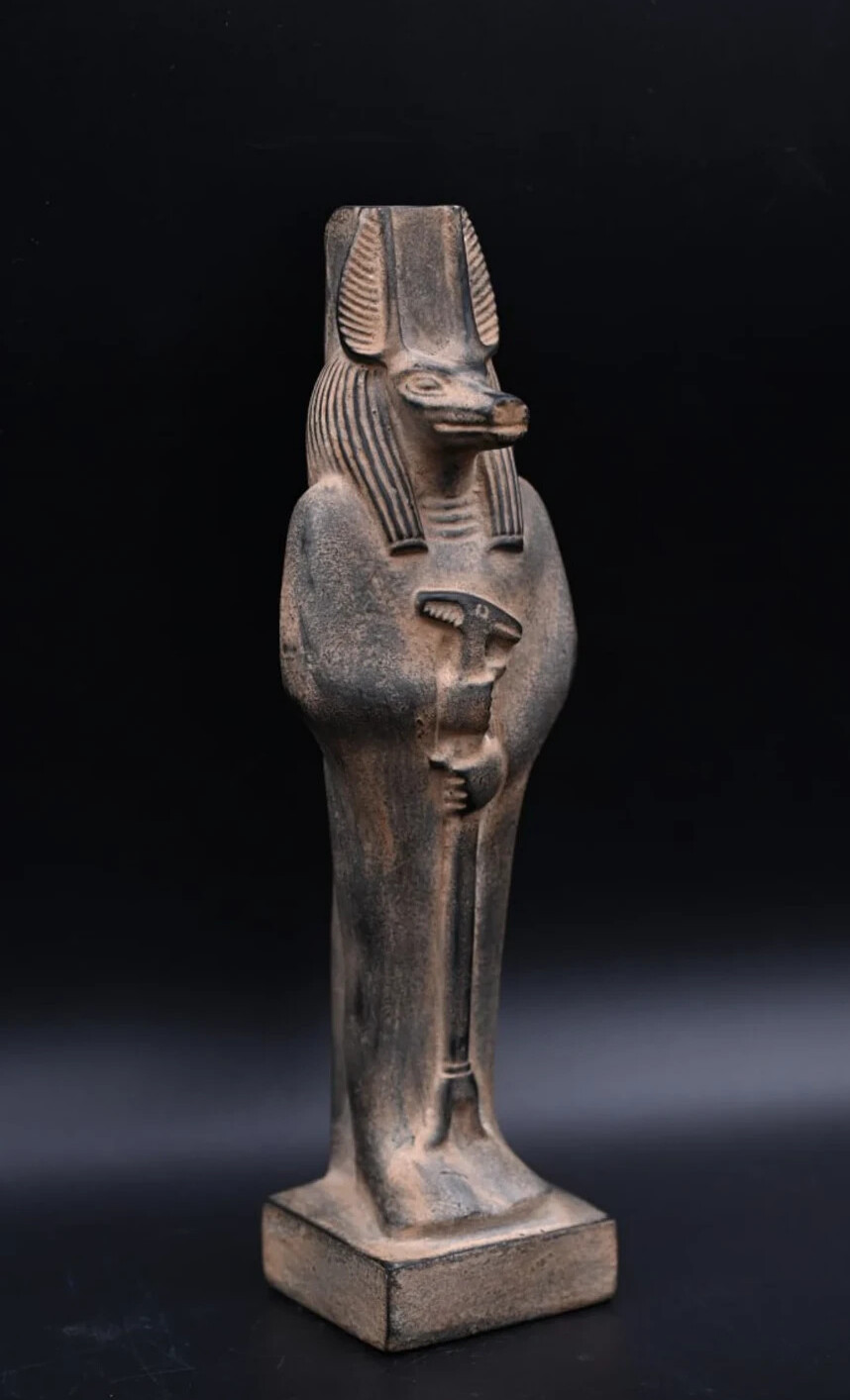 Anubis Statue Goddess of Afterlife Rare Ancient Egyptian Antiquities ...