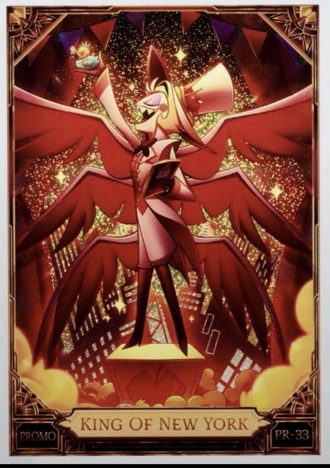 Hazbin Hotel Lucifer King of New York Comic Con Promo Card NYCC 2026 Hazbin Hotel Lucifer King of New York Comic Con Promo Card NYCC 2026