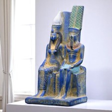 Ancient Egyptian Amun RA and his Wife Rare Antique Pharaonic Mythology Unique BC picture