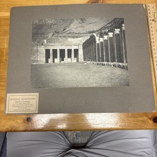 VTG Temple Of Hatshepsut Egyptian Architecture Photo Der-El-Bahri Thebes picture