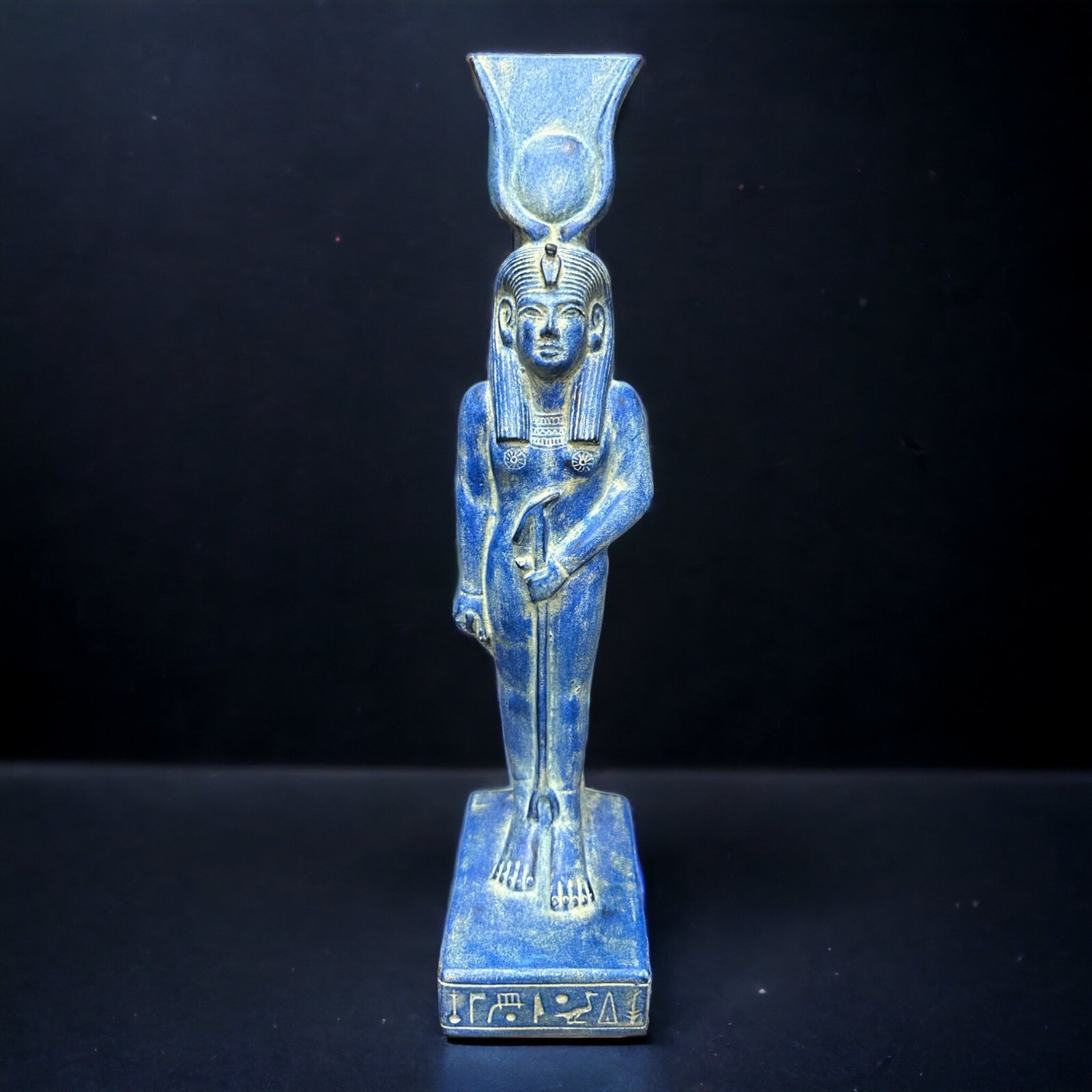 Ancient Egyptian Antiques Goddess Hathor Statue Rare Antique Pharaonic Unique BC