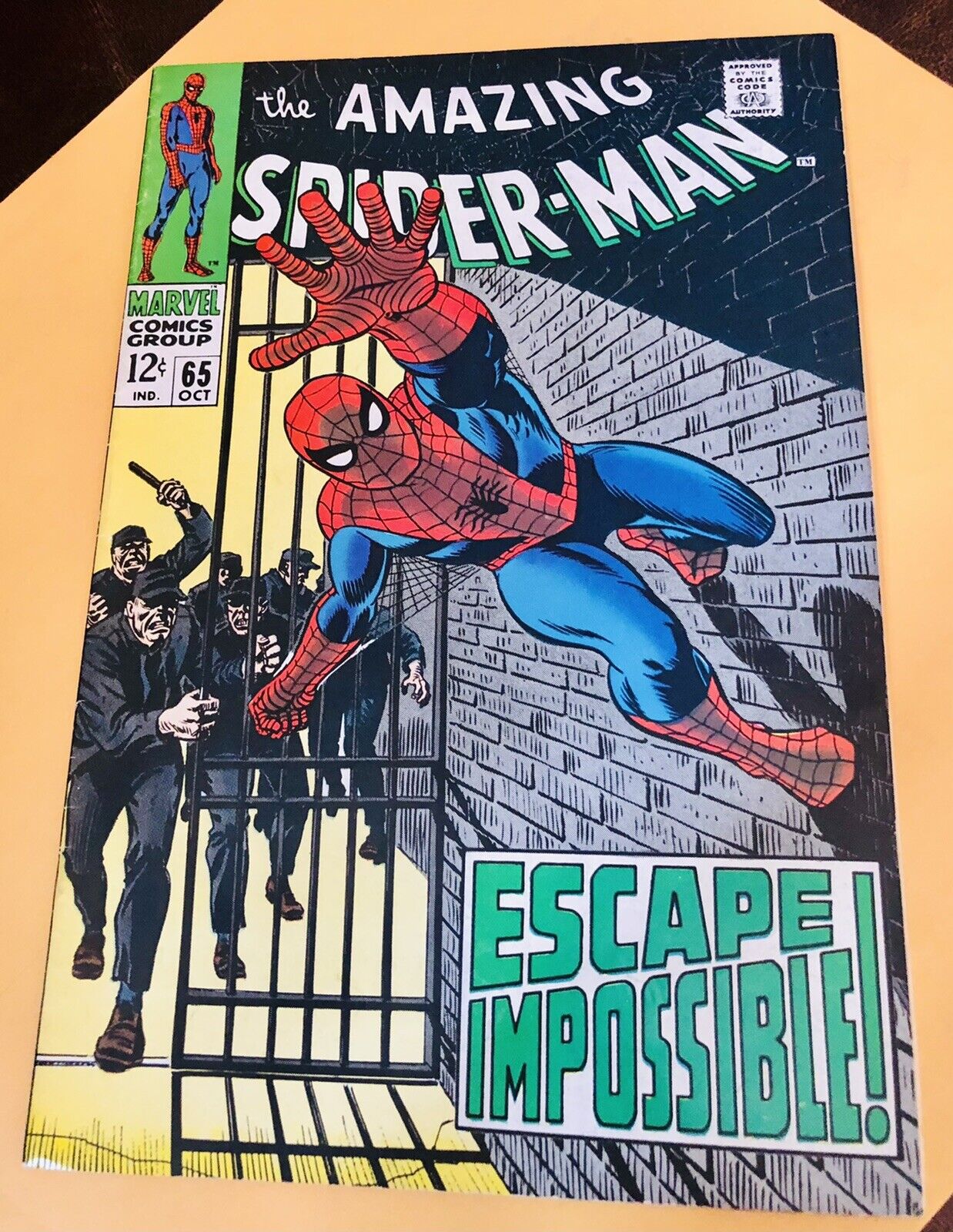 The Amazing Spider-Man #65 (Oct 1968, Marvel) “ESCAPE IMPOSSIBLE” Cleanest ORIG