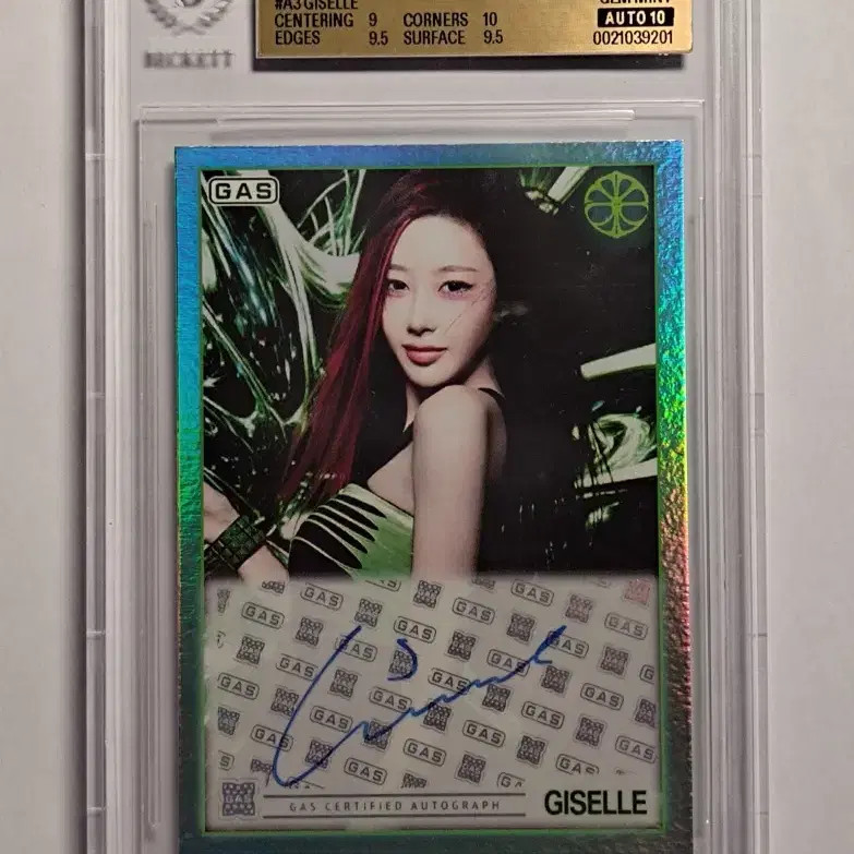 2026 GAS X Complex aespa Giselle /15 Autograph BGS 9.5 AUTO 10 에스파 지젤 2026 GAS X Complex aespa Giselle /15 Autograph BGS 9.5 AUTO 10 에스파 지젤