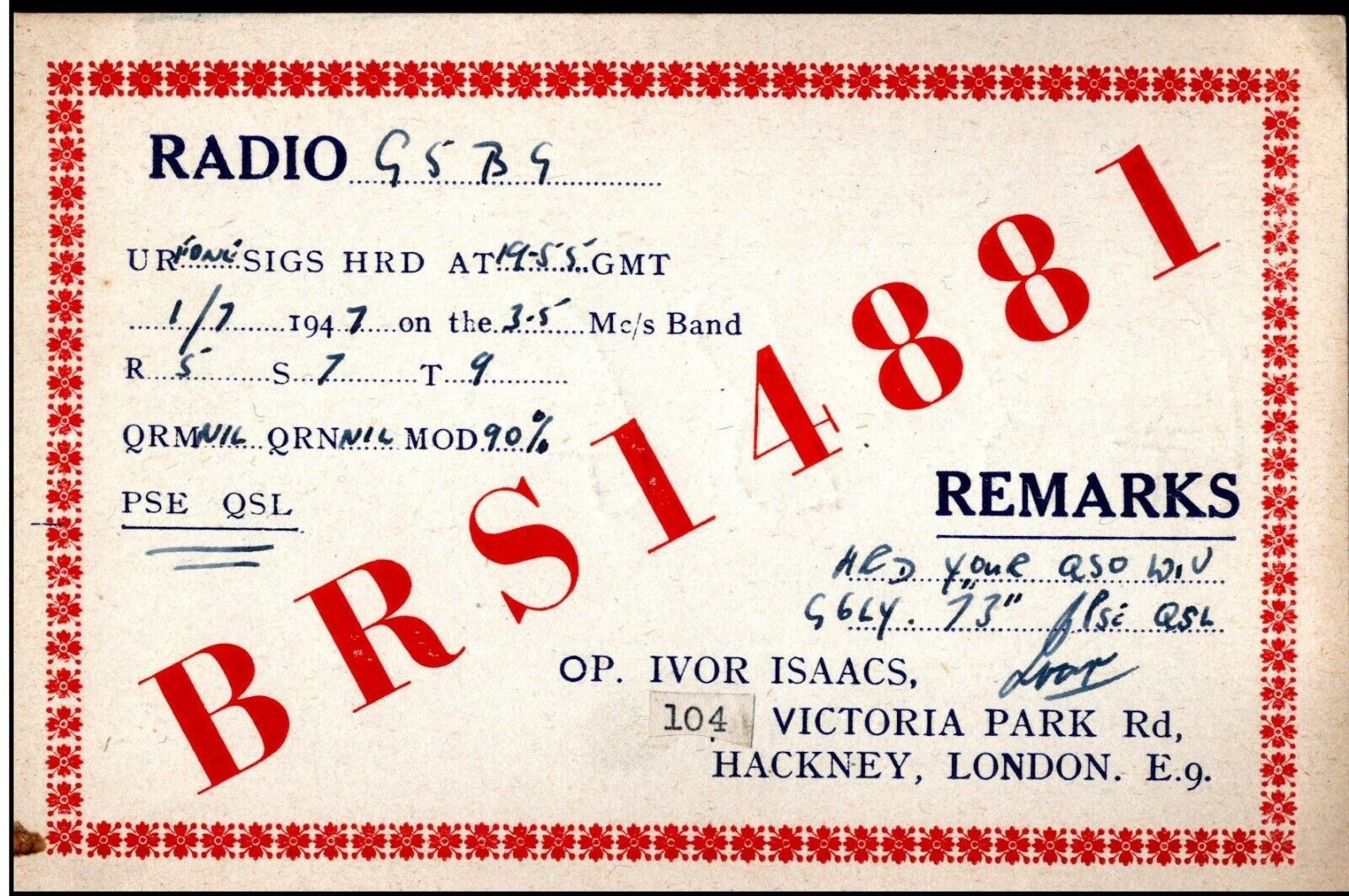 Amateur QSL Cards Radio Reception Reports Worldwide Select From List