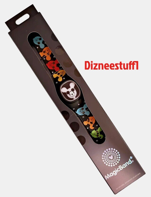 Disney  Classic Mickey Colorful Balloons Magicband Plus Unlinked Cable Included