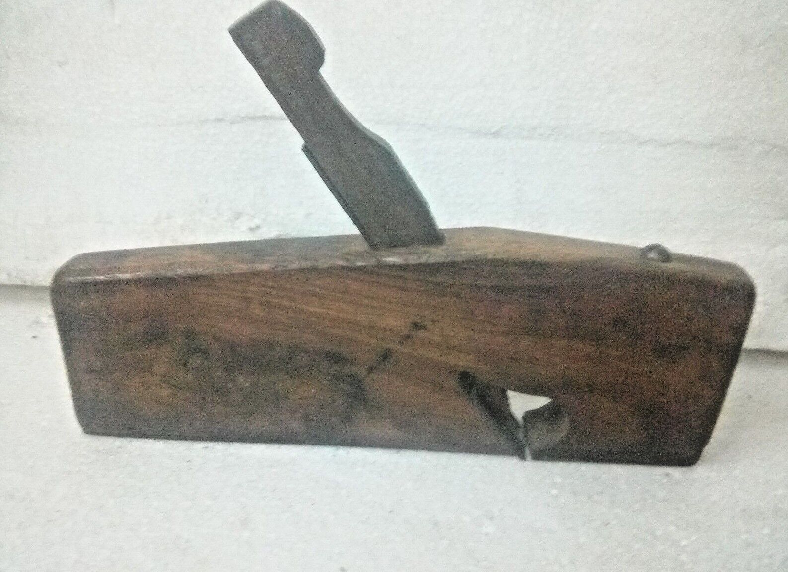 Antique Complex Molding Plane Wood Working Carpenters Tool Wooden Metal Blade