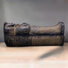 Ancient Egyptian Coffin of King Tutankhamun Statue Rare Pharaonic Mythology BC picture
