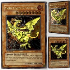 Yu-Gi-Oh Sacred Phoenix Of Nephthys - 1st Edition Ultimate Rare - FET-EN005 VLP picture