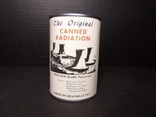 Three Mile Island Canned Radiation Nuclear Disaster Novelty / Harrisburg 1979 picture