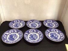 Petrus Regout & Co Maastricht Abbey Blue PattnSaucers for Coffee/Tea Cup Sphinx picture