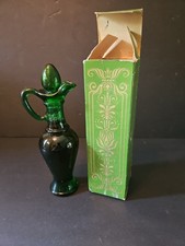 Avon Bath Oil Nile Green Bath Urn Charisma 6 Fl Oz Original box Vintage picture