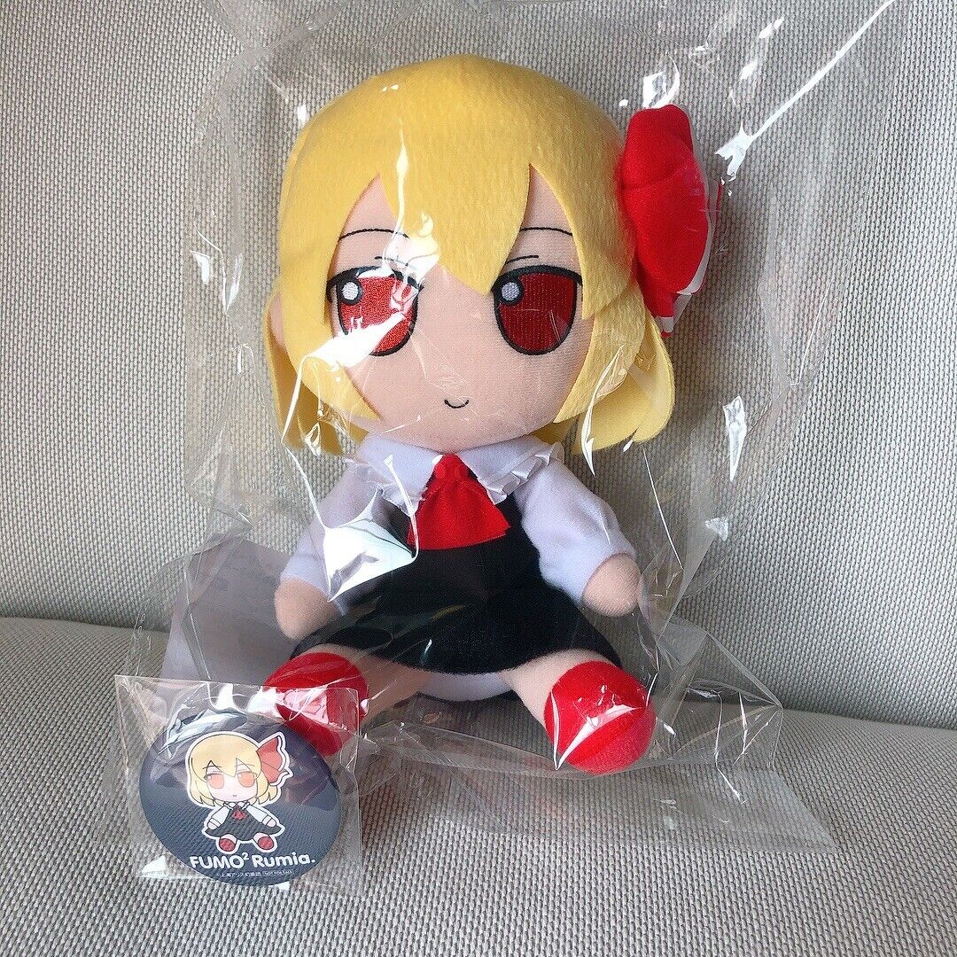 Touhou Project Plush Doll & Badge Fumo Fumo Rumia Series 50 Gift Official New