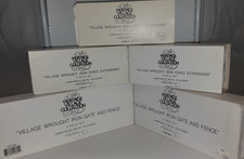 Dept 56 Village Wrought Iron Gate 55140 and Fence Extensions 55158 lot 5 Boxes picture