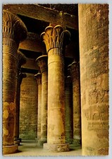 Esna  Hall of Khnum's Temple  Egypt  Postcard picture