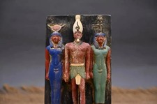 Rare Pharaonic Menkaure Triad : Authentic Ancient Egyptian Artifact 2530 BC picture