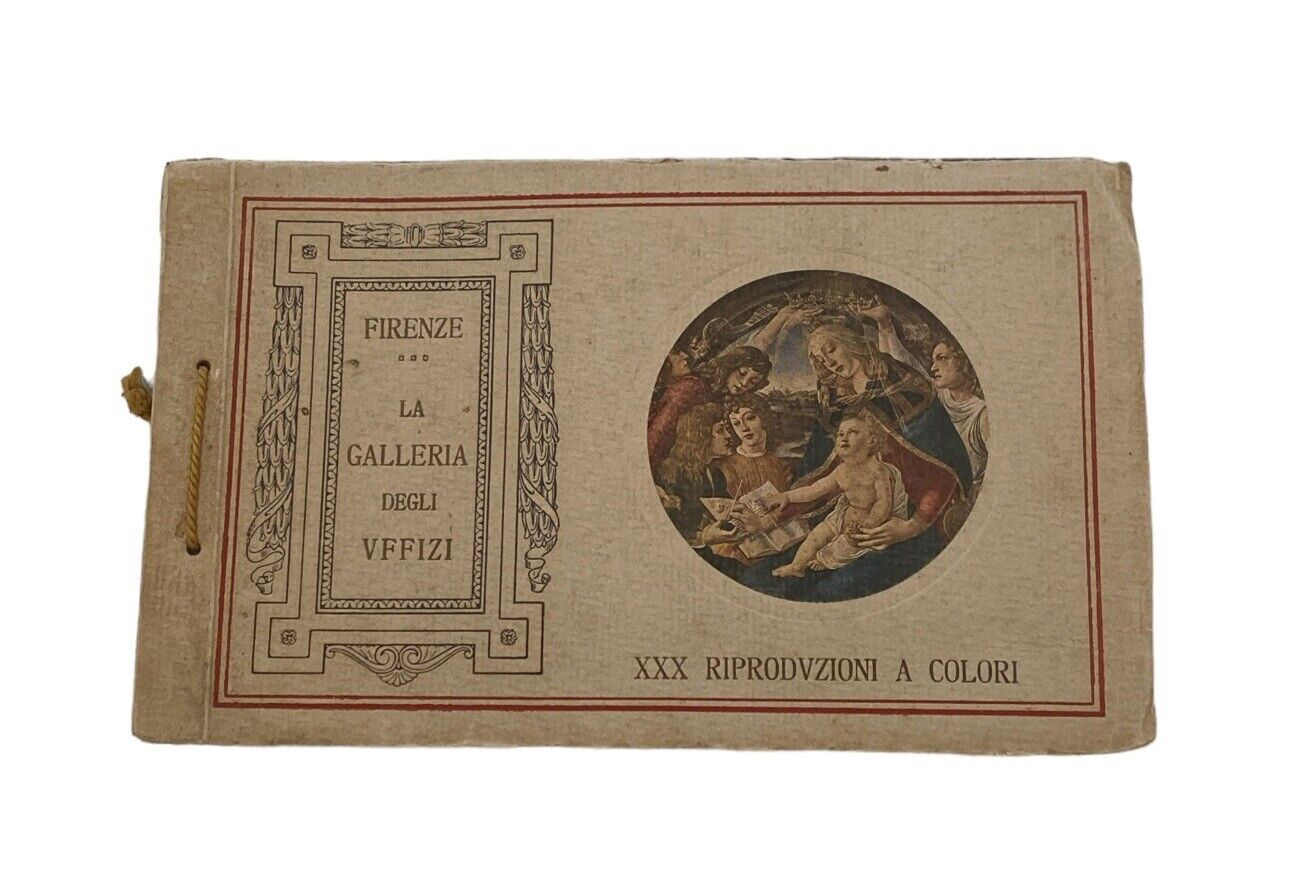 Firenze La Galleria Delgi Vffizi XXX Riprodvzioni A Colori 1929 Gallery Album