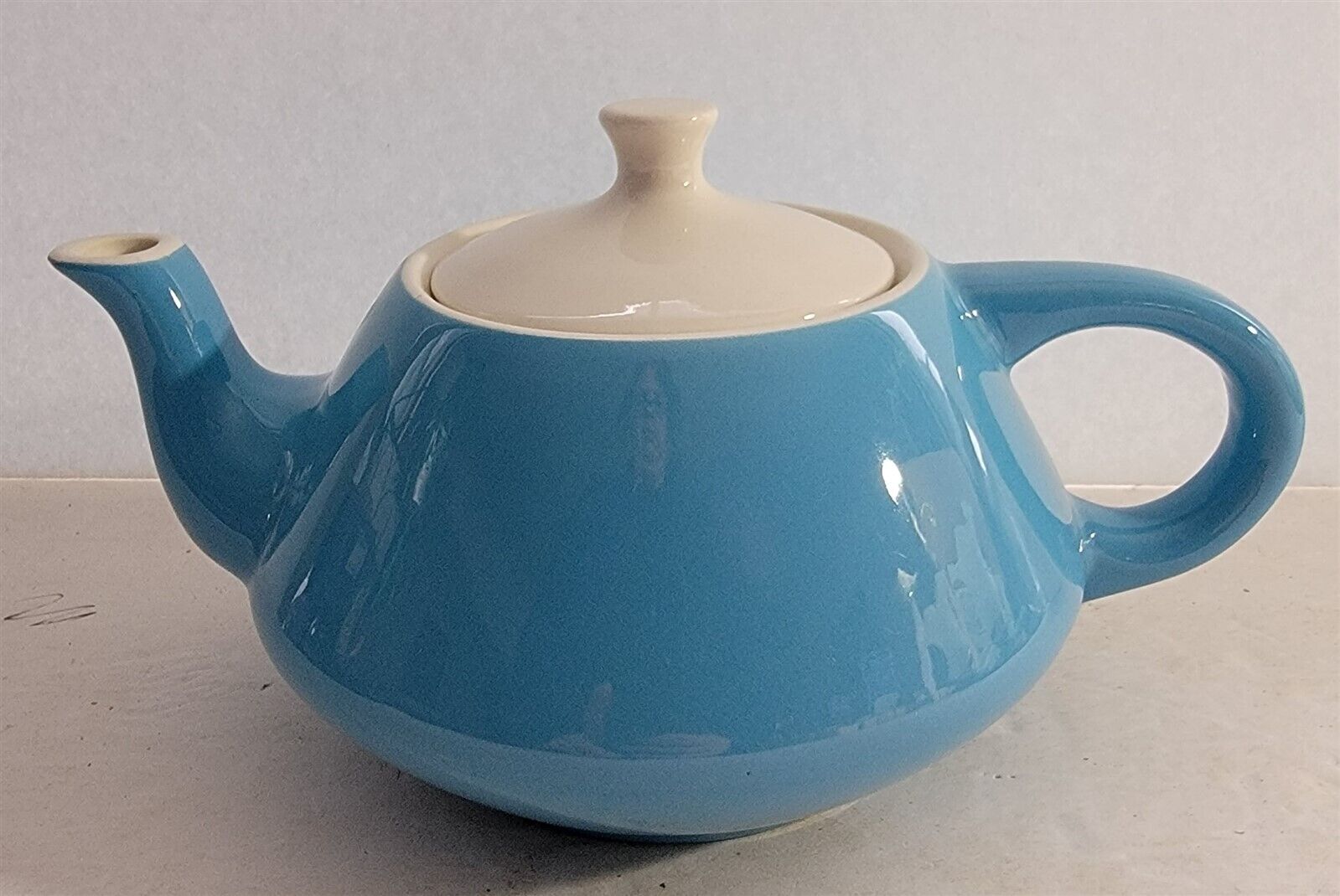 Vintage MCM Royal China Blue Heaven Teapot Tea Pot with Lid Ironstone