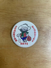 Edmonton Klondike Days Expo Canada Marketing Ad Vintage Metal Pinback Pin Button picture