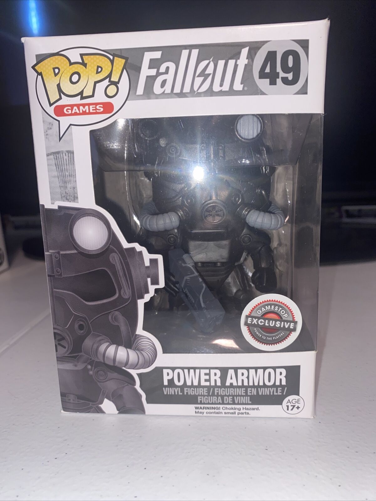 Funko Pop Games Fallout Power Armor (black) #49 Gamestop Exclusive