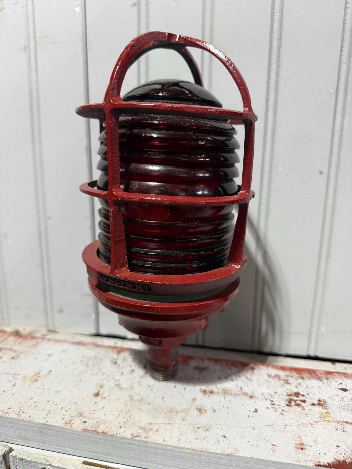 Fire Alarm Box Light Finial Non Gamewell Antique Fire Call Box Light