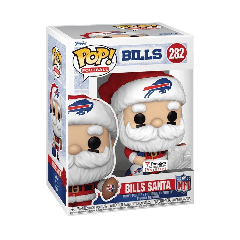 Funko Pop NFL 2024 BILLS SANTA 282 Buffalo Bills Fanatics Exclusive NEW Funko Pop NFL 2024 BILLS SANTA 282 Buffalo Bills Fanatics Exclusive NEW