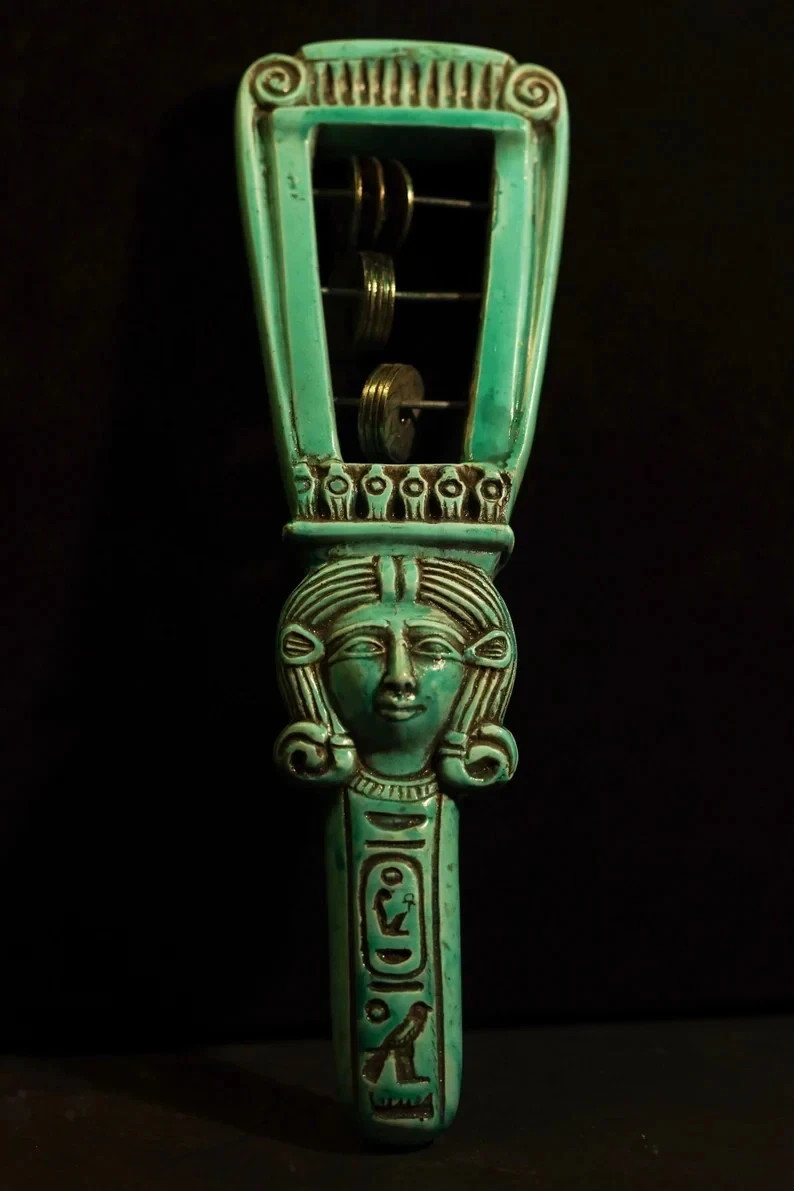 Authentic Ancient Egyptian Artifact Rare Hathor Sistrum Musical ...