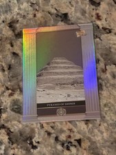 PYRAMID OF DJOSER PIECES OF THE PAST ANCIENT WORLD CARD # 83 picture