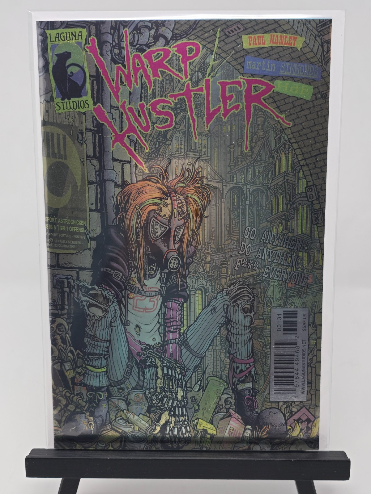 Warp Hustler #1 HOLO FOIL Variant by Paul Hanley (Laguna Studios) - KICKSTARTER Warp Hustler #1 HOLO FOIL Variant by Paul Hanley (Laguna Studios) - KICKSTARTER