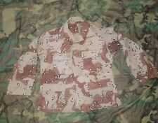 New Authentic Chocolate Chip Desert Combat Shirt w/ Taper Medium Short Gulf War picture