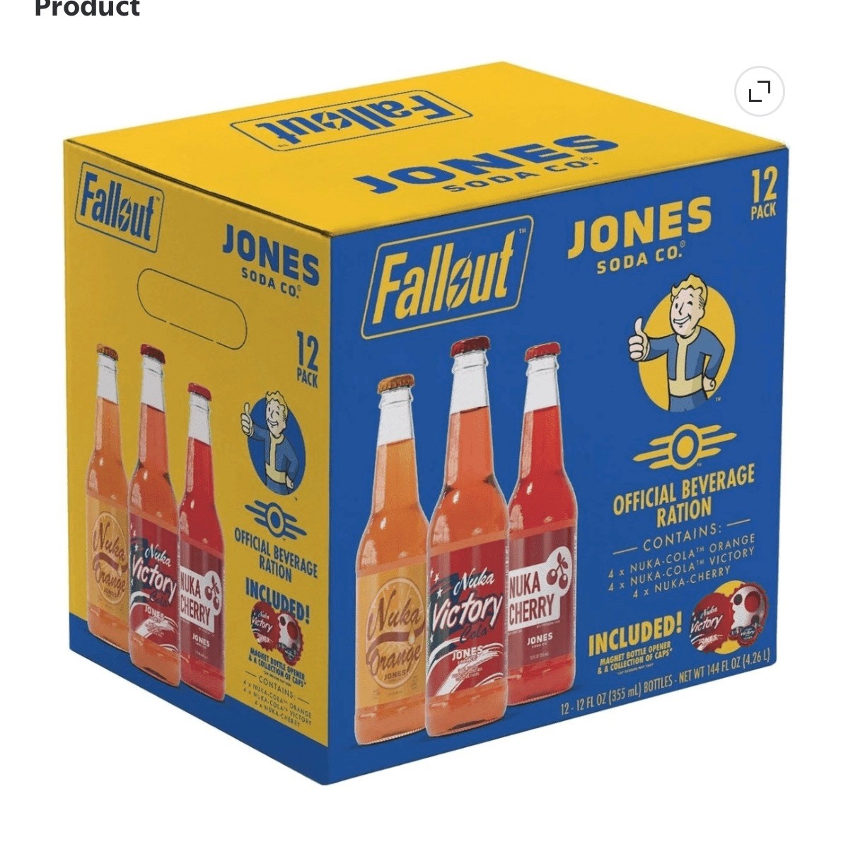 Fallout Vault-Tec Supply Pack by Jones Soda Co. Costco Exclusive Fallout Vault-Tec Supply Pack by Jones Soda Co. Costco Exclusive