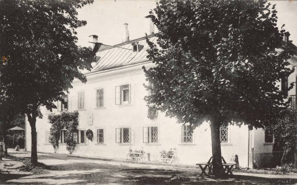 Birthhouse of Anna Maria Mozart in St Gilgen Austria 1935 Old Photo