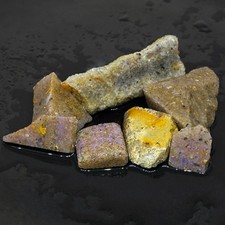 Color Washed Vernon Parish Louisiana Opal Stone Cutter Parcel picture