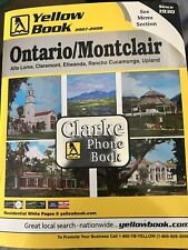 Ontario/Montclair Yellow Page Telephone Directory picture