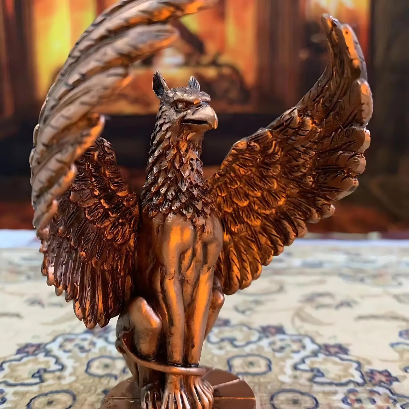 Mythological Griffin Figurine - Gryffindor Harry Potter Gift - Eagle Statue