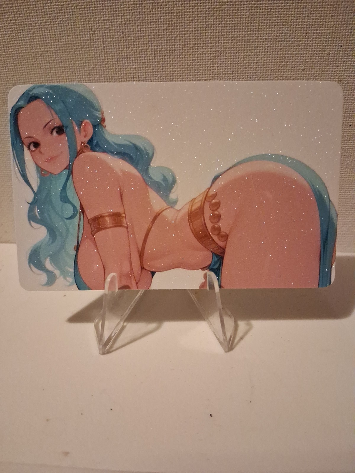 Nefertari Vivi - One Piece Glitter Anime Trading Card 