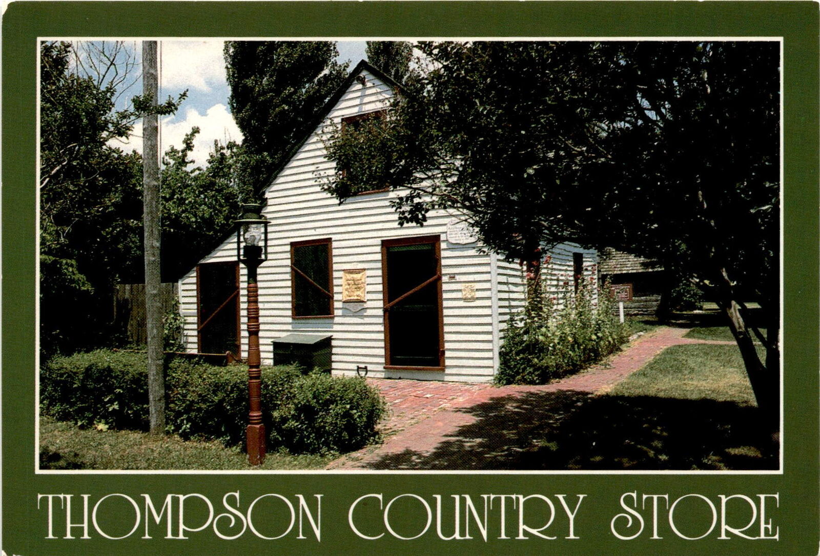 Thompson Country Store, Thompsonville, Delaware, Historical Complex postcard