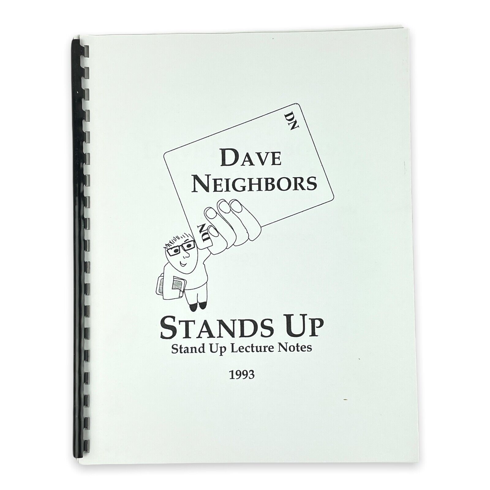 1993 Dave Neighbors Stands Up Lecture Notes Unpublished Magic Trick Routines