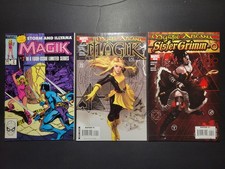 Mystic Arcana Magik #1, 1st App Ammut Marvel 2007 + Sister Grimm, Magik#2 NM-/NM picture