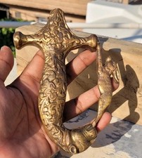 RARE VINTAGE BRASS SWORD HILT MUT MARWAR COLLECTABLE  picture
