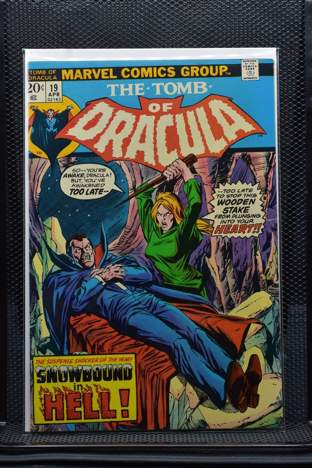 Tomb of Dracula #19 Marvel 1974 Marv Wolfman & Gene Colan Blade Appears 7.5