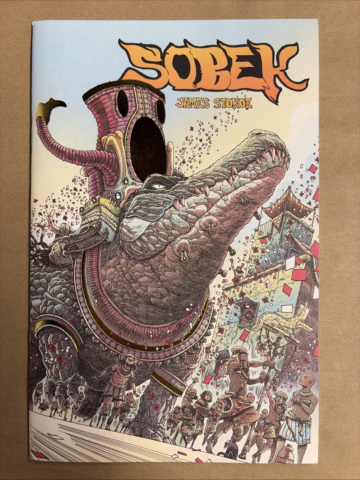 Sobek #1 James Stokoe Gold Foil Cover NM 1st Printing Short Box Comics ORC
