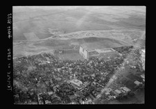 Photo:Edfu Egypt 1930s Aerial View Old Town Temple Cityscape picture