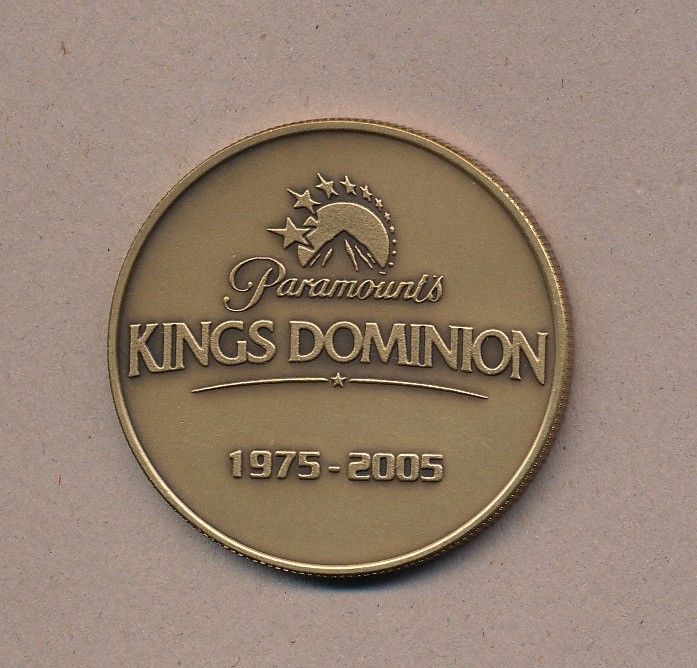 Kings Dominion Tomb Raider Firefall Coin Kings Dominion Tomb Raider Firefall Coin