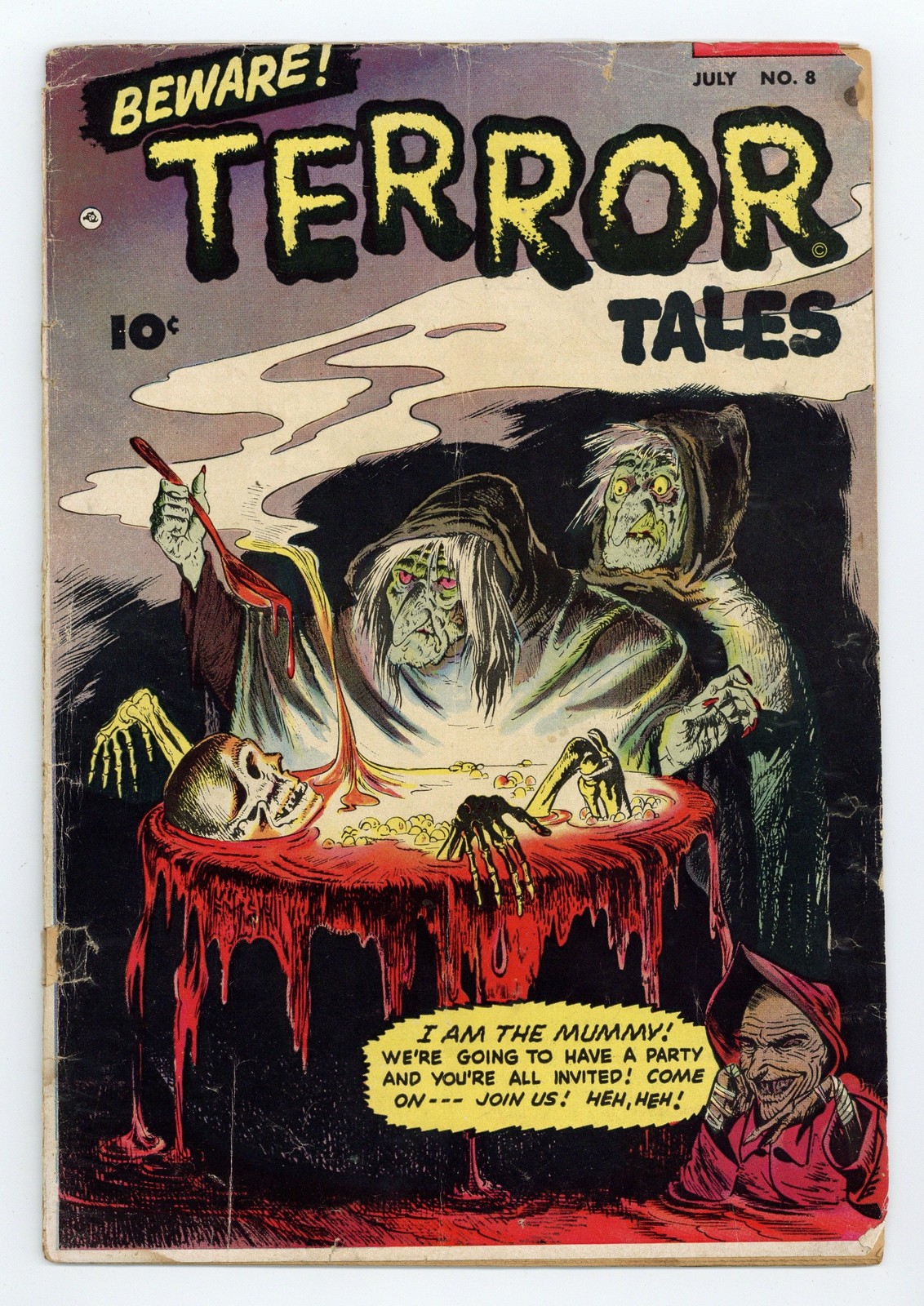 Beware Terror Tales #8 PR 0.5 1953 Beware Terror Tales #8 PR 0.5 1953